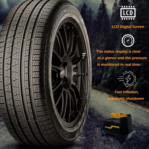 SUVCARMPING Tire Inflator Portable Air Compressor 150PSI Air Pump for Car Tires,Voltage 7.4V Cylinder 15mm new in Saudi Arabia