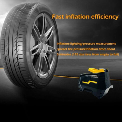SUVCARMPING Tire Inflator Portable Air Compressor 150PSI Air Pump for Car Tires,Voltage 7.4V Cylinder 15mm new in Saudi Arabia