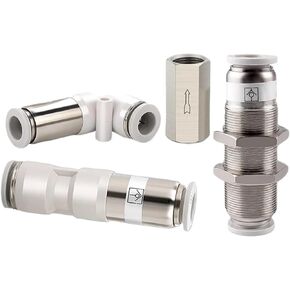 10pcs Pneumatic Check Valve SPU SPV SPM Full Port One Way Non-return Valve For Air Compressor(SPM-6) in Saudi Arabia