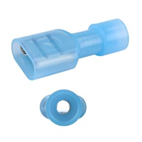 100pcs موصلات مجلة مجلة كهربائية ، موصلات سلكية تفكيك سريعة ، طرف معزول من 16 إلى 14 AWG لتوصيل سلك الكابل (الأزرق (16-14AWG ، أنثى (100 درجة مئوية)) in Kuwait