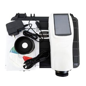 محلل ألوان مقياس طيف شاشة اللمس مع فتحة الفتحة 8 ملم USB/RS-232 ، صيغة اختلاف لون واجهة ΔE*AB ، Δe*uV ، Δe*94 ، Δe*cmc (2: 1) ، Δe*cmc (1: 1) in Kuwait