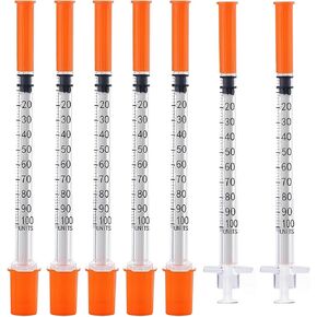 محاقن 1 سم مكعب مع 31G 5/16 "(8 مم) الإبرة 30Pack ، لوازم المختبرات ملفوفة بشكل فردي (1CC 31G 5/16" -30Pack) in Kuwait