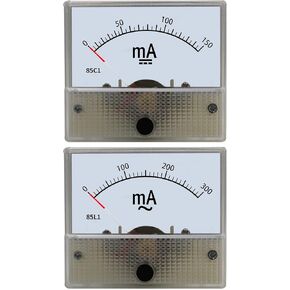 DC/AC Milliammeter Pointer Type Mechanical Meter Current قياس 1 ~ 1000ma حفرة 50 مم 1pcs (85L1 AC ، 2MA) in Kuwait