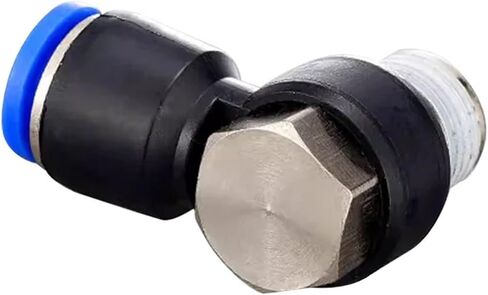10PCS PH pneumatic quick connector water pipe hose connector 1/8"1/2 3/8 1/4 BSPT elbow outer hexagon(PH6-01) in Saudi Arabia