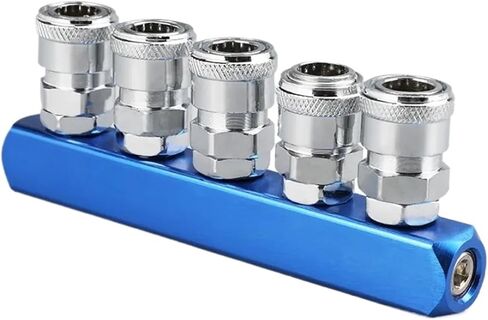 1PCS C-type round two-way pneumatic quick quick-plug connector SMY air pump air compressor connector SMV round three-way connector(SML-5) in Saudi Arabia