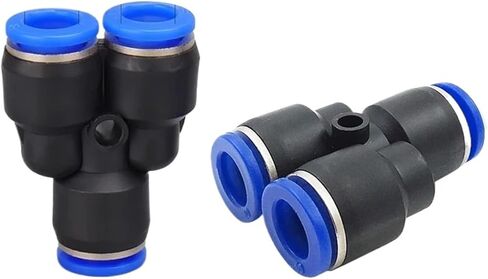 50PCS Pipe Fittings Plastic Pneumatic Air Connector Fitting Quick Push PY PW Connect 4 6mm 8mm 10mm 12mm(PY-12) in Saudi Arabia