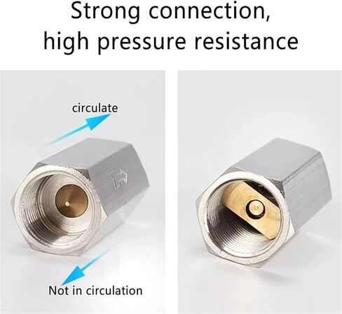 10pcs Pneumatic Check Valve SPU SPV SPM Full Port One Way Non-return Valve For Air Compressor(SPM-6) in Saudi Arabia