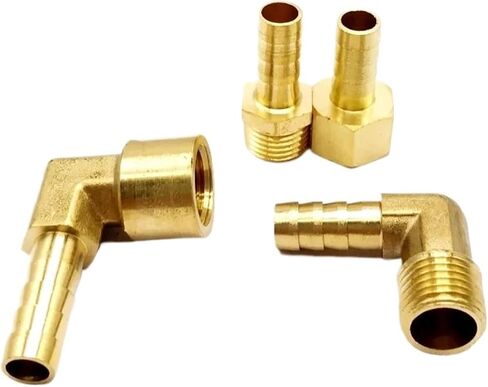 1PCS Brass خرطوم تركيب 4 مم -19 مم Barb الذيل 1/8 "1/4" 1/2 "3/8" محول توصيل الموصل النحاسي الموصل (BTPC ، 14mm_1/2 ") in Saudi Arabia