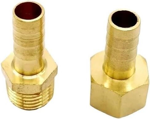 1PCS Brass خرطوم تركيب 4 مم -19 مم Barb الذيل 1/8 "1/4" 1/2 "3/8" محول توصيل الموصل النحاسي الموصل (BTPC ، 14mm_1/2 ") in Saudi Arabia