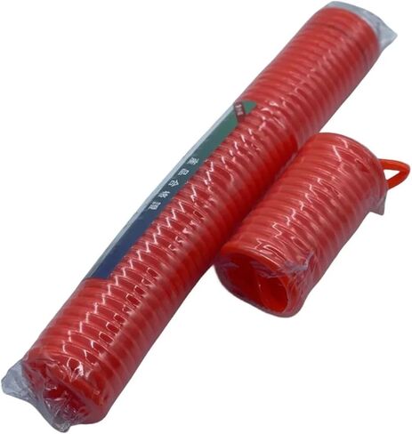 3/6/9/12/15Meter Pneumatic PU 6 * 4mm 8 * 5mm Air Compressor Telescopic Spiral Hose Spring Tube Flexible Air Tool Pipe 1PCS(6mm x 4mm,15 Meter) in Saudi Arabia