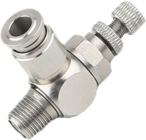1pcs 304 تركيبات Pneumatic SL6-M5 1/8 "-6 مم ضغط صمام الخانق تقليل التحكم في تنظيم SL10-02 SL6-01 SL8-01 SL6-02 (SL8-04) in Saudi Arabia