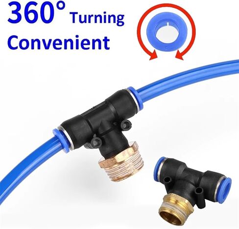 50PCS Pneumatic Air Connector Fitting PB 4mm 6mm 8mm 10mm 12mm Thread 1/8 1/4 3/8 1/2 Hose Fittings Pipe Quick Connectors(PB12-02 (OD12mm-1I4)) in Saudi Arabia