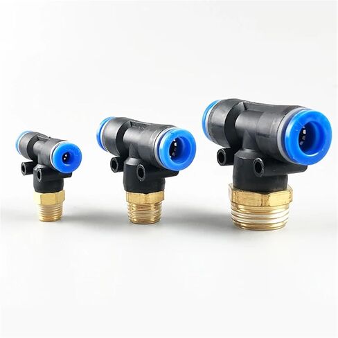50PCS Pneumatic Air Connector Fitting PB 4mm 6mm 8mm 10mm 12mm Thread 1/8 1/4 3/8 1/2 Hose Fittings Pipe Quick Connectors(PB12-02 (OD12mm-1I4)) in Saudi Arabia