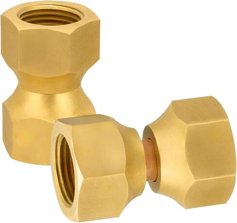 High Temperature Sturdy Brass Female Flares Swivels Nut Adapter 3/8Inch Threaded for Air Liquid Petroleum Lines in Saudi Arabia
