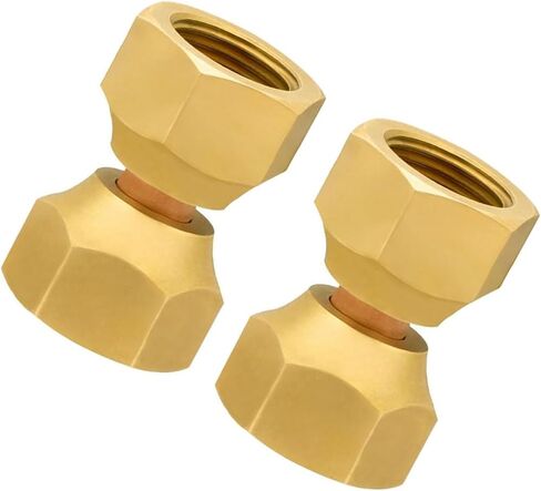 High Temperature Sturdy Brass Female Flares Swivels Nut Adapter 3/8Inch Threaded for Air Liquid Petroleum Lines in Saudi Arabia