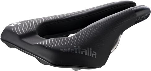 Selle Italia, WATT Gel Superflow, Saddle, 255 x 135mm, Unisex, 235g, Black in Saudi Arabia