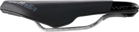 Selle Italia, WATT Gel Superflow, Saddle, 255 x 135mm, Unisex, 235g, Black in Saudi Arabia