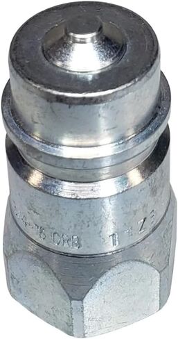 Hydraulic Male Tip Poppet Style 3/4"-16 ORB x 1" Hex Shoulder Farmer Bob's Parts DR10008 in Saudi Arabia