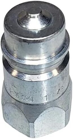 Hydraulic Male Tip Poppet Style 3/4"-16 ORB x 1" Hex Shoulder Farmer Bob's Parts DR10008 in Saudi Arabia