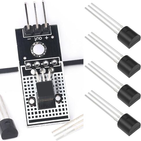 eMagTech 10x LM35DZ Temperature Sensor IC Acquisition TO-92 for Electronic Device Temperature Control in Saudi Arabia