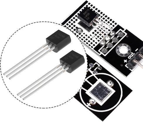 eMagTech 10x LM35DZ Temperature Sensor IC Acquisition TO-92 for Electronic Device Temperature Control in Saudi Arabia
