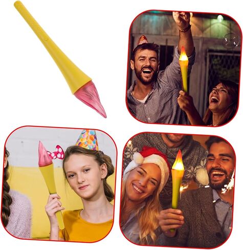 لعبة Gleavi Luminous Torch Toy Light Up Party Prop Wands Wands Fulling للاحتفالات أحداث أعياد الميلاد في الهواء الطلق ومراوح الهتاف in Saudi Arabia