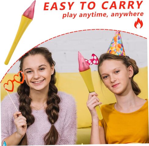 لعبة Gleavi Luminous Torch Toy Light Up Party Prop Wands Wands Fulling للاحتفالات أحداث أعياد الميلاد في الهواء الطلق ومراوح الهتاف in Saudi Arabia