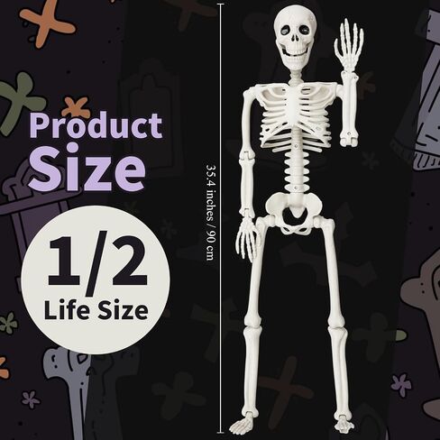 3 حزمة 35 "هياكل عظمية هالوين و 1 حزمة 3D Fire Fire Flame Lights 110V Campfire Lamp 1/2 Life Size Healdon Skeleton عظام واقعية مع مفاصل متحركة لصالح Props Parts Decor in Saudi Arabia