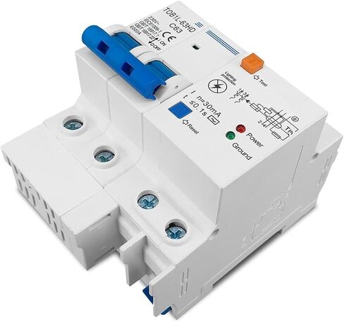 TOB1L-63HD مفتاح التبديل الرئيسي قاطع الدائرة الحالي مع حامي الطفرة RCBO MCB مع حماية SPD 1PCS (40A) in Saudi Arabia