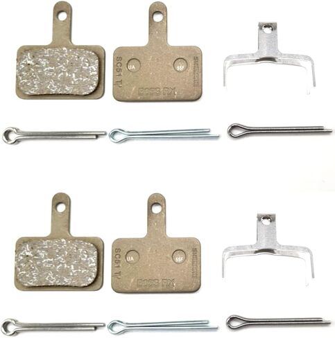Shimano B05S Brake Pads 2 Pairs of Bicycle Brake Pads Successor Shimano B01S / B03S, Grey, Universal in Saudi Arabia