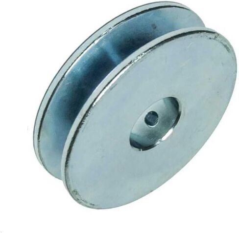 MaxLLTo 6 Pack Replacement 2 1/2 Inch OD x 3/4 Inch ID Steel Flat Mount Wire Rope Cable Pulley in Saudi Arabia