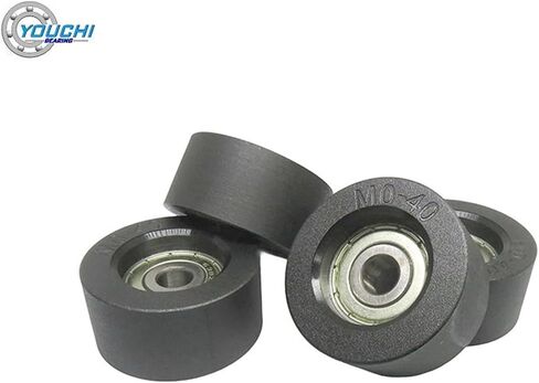5pcs 8x40x20mm 638zz PU بكرات مطلية بكرات عالية التحميل كتم البولي يوريثان بكرات البولي يوريثان in Saudi Arabia
