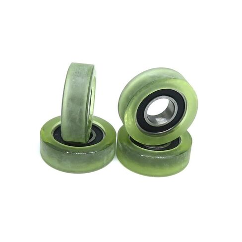 4pcs 8x22x7mm 688-2rs PU بكرة مغطاة تحمل مطاطية تحمل البولي يوريثان بكرة عجلة البولي يوريثان in Kuwait