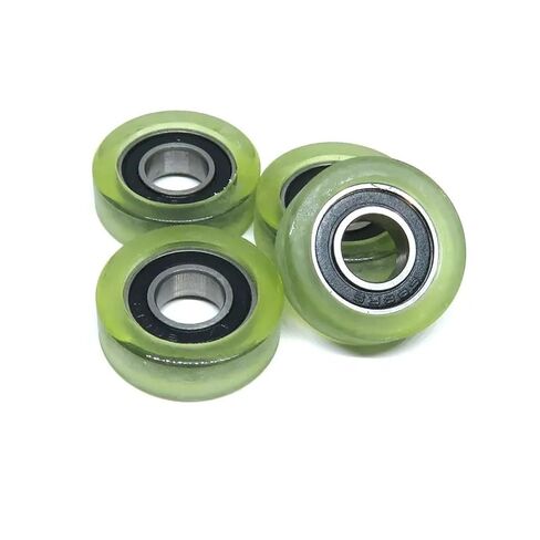 4pcs 8x22x7mm 688-2rs PU بكرة مغطاة تحمل مطاطية تحمل البولي يوريثان بكرة عجلة البولي يوريثان in Kuwait