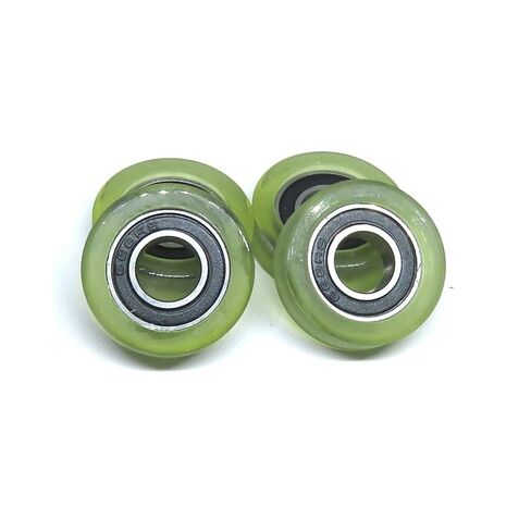 4pcs 8x22x7mm 688-2rs PU بكرة مغطاة تحمل مطاطية تحمل البولي يوريثان بكرة عجلة البولي يوريثان in Kuwait