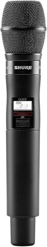 shure qlxd2/ksm9 جهاز إرسال محمول مع كبسولة MIC الصوتية السوداء KSM9 - للاستخدام مع أنظمة الميكروفون اللاسلكي الرقمي QLX -D ، يتم بيع المتلقي بشكل منفصل | شريط G50 (QLXD2/KSM9 = -G50) in Saudi Arabia