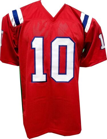 Generic Custom Stitched Drake Maye Red Jersey Size Youth Medium in Saudi Arabia