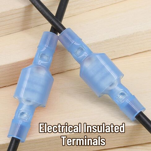 100pcs موصلات مجلة مجلة كهربائية ، موصلات سلكية تفكيك سريعة ، طرف معزول من 16 إلى 14 AWG لتوصيل سلك الكابل (الأزرق (16-14AWG ، أنثى (100 درجة مئوية)) in Kuwait