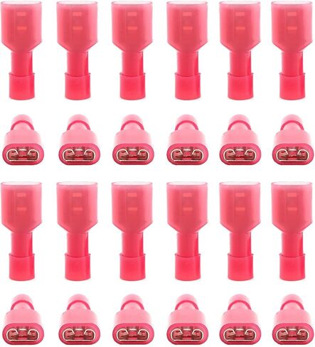 100pcs موصلات مجلة مجلة كهربائية ، موصلات سلكية تفكيك سريعة ، طرف معزول من 16 إلى 14 AWG لتوصيل سلك الكابل (الأزرق (16-14AWG ، أنثى (100 درجة مئوية)) in Kuwait