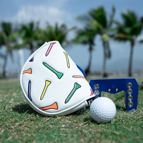 غولف مضرب يغطي OZ1 Mallet Putter Headcover Leather Golf Club مع Magnetic لـ OZ1 ، MEZZ1 ، MEZZ1 MAX PUTTER CENTER MALLET MALLET MALLET in Kuwait