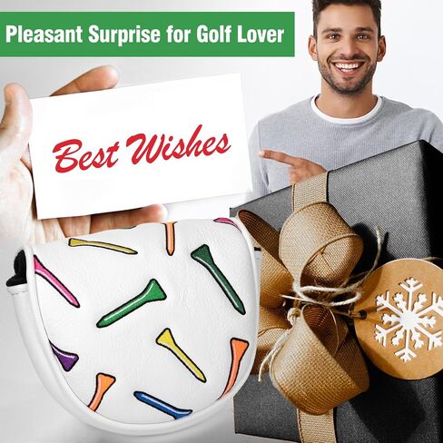 غولف مضرب يغطي OZ1 Mallet Putter Headcover Leather Golf Club مع Magnetic لـ OZ1 ، MEZZ1 ، MEZZ1 MAX PUTTER CENTER MALLET MALLET MALLET in Kuwait