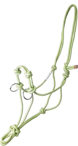 Copper Tip Series Horse Training Rope Halter – 4 Knot, 1/4" Stiff Cord with 2 Rings for Enhanced Control in Kuwait