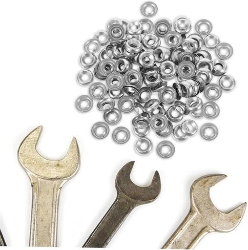 PRETYZOOM 200pcs Stainless Steel Finishing Countersunk Washers Flush Gaskets for Enhanced Stability Automotive Construction and Industrial Applications in Saudi Arabia