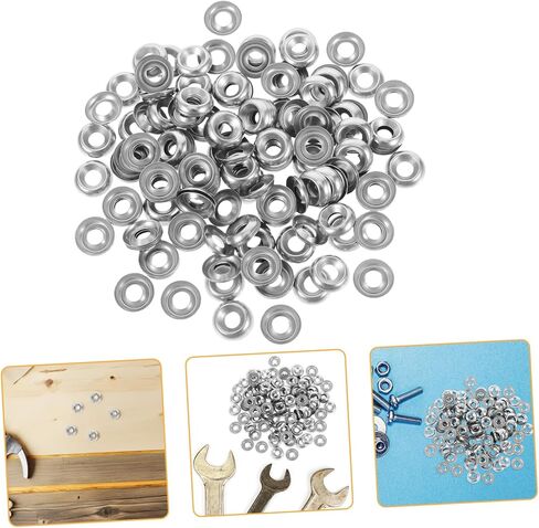 PRETYZOOM 200pcs Stainless Steel Finishing Countersunk Washers Flush Gaskets for Enhanced Stability Automotive Construction and Industrial Applications in Saudi Arabia