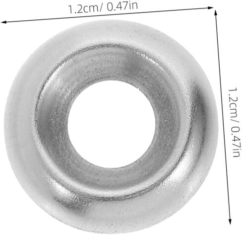 PRETYZOOM 200pcs Stainless Steel Finishing Countersunk Washers Flush Gaskets for Enhanced Stability Automotive Construction and Industrial Applications in Saudi Arabia