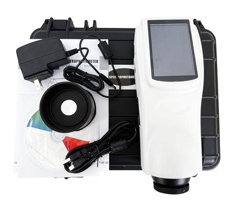 محلل ألوان مقياس طيف شاشة اللمس مع فتحة الفتحة 8 ملم USB/RS-232 ، صيغة اختلاف لون واجهة ΔE*AB ، Δe*uV ، Δe*94 ، Δe*cmc (2: 1) ، Δe*cmc (1: 1) in Kuwait