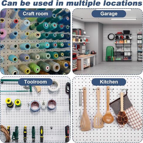 16 PCS PEG Hooks for Pegboard ، خطافات Pegboard 4 بوصة ، خطافات مزدوجة Pegboard تناسب 1/4 "ثقوب pegboard ، أوتاد pegboard الثقيلة مع ترويد المطاط الأسود ، ملحقات منظم لوح الوتر للجراج in Saudi Arabia