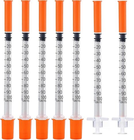 محاقن 1 سم مكعب مع 31G 5/16 "(8 مم) الإبرة 30Pack ، لوازم المختبرات ملفوفة بشكل فردي (1CC 31G 5/16" -30Pack) in Kuwait