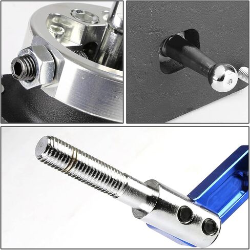 Auto Dynasty Racing Short Throw Shifter Kit Compatible with Ford Mustang Thunderbird T5 T45 Models 1983-1990, Red in Kuwait