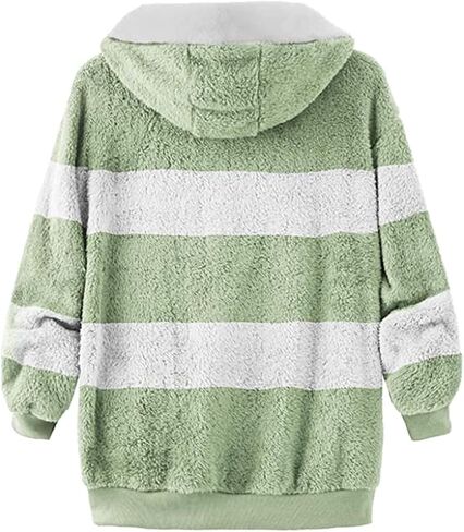 Bidobibo fuzzy Fleece Jackets for Women 2025 Winter Warm Faux Fur Fur Coats بالإضافة in Kuwait